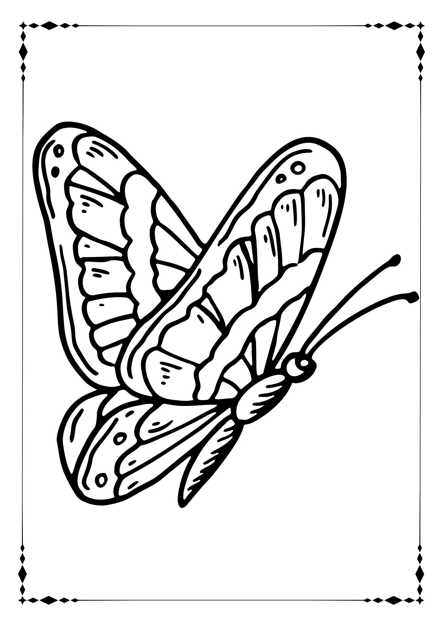 Butterfly Coloring sheets for Kids - Free Download Printable coloring ...